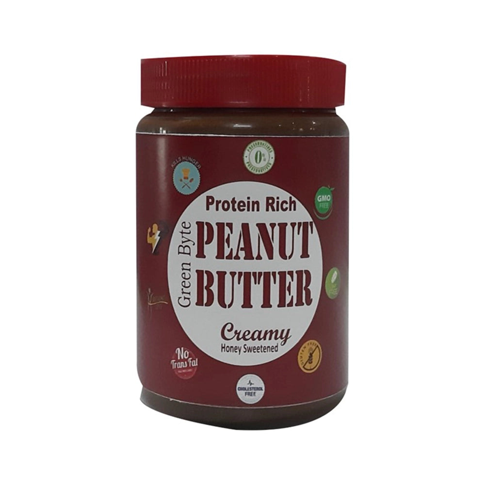 Green Byte - Peanut Butter - Honey Sweetened - Creamy-1